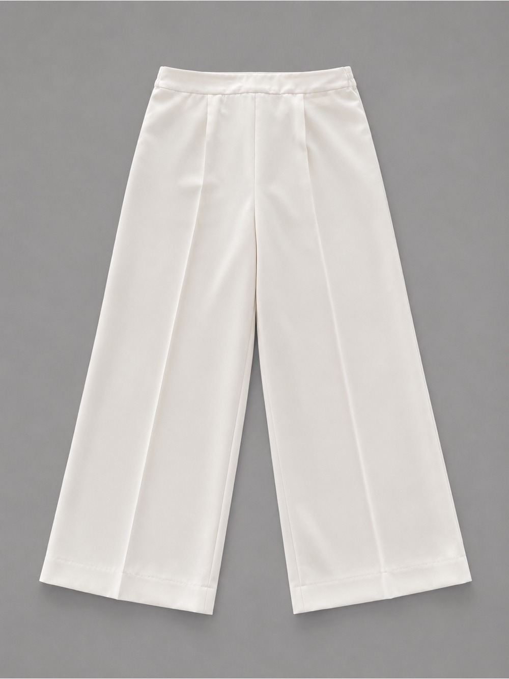 CeCe Wide Leg Pants cream ivory off/white  size 10 - Picture 8 of 10